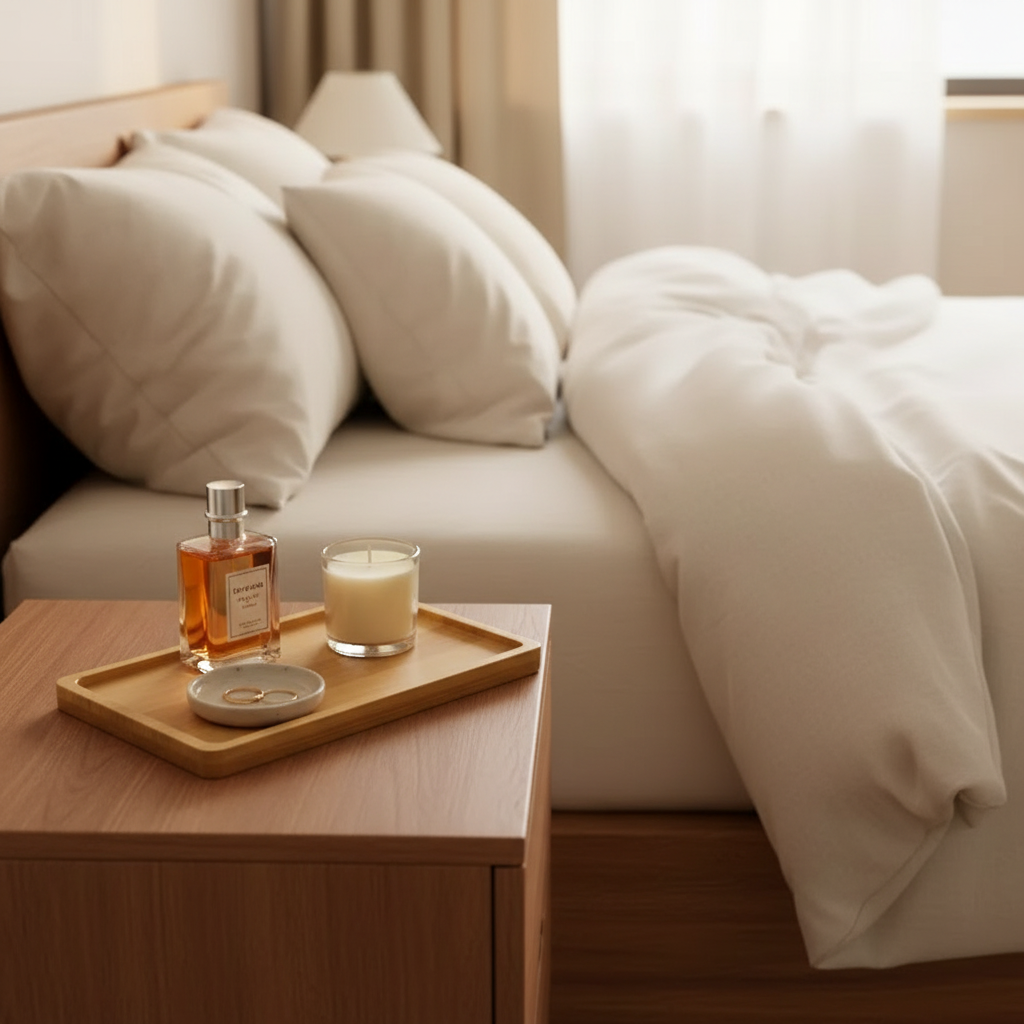 Bandeja Decorativa de Bambú | Organizador Minimalista para Cocina y Baño