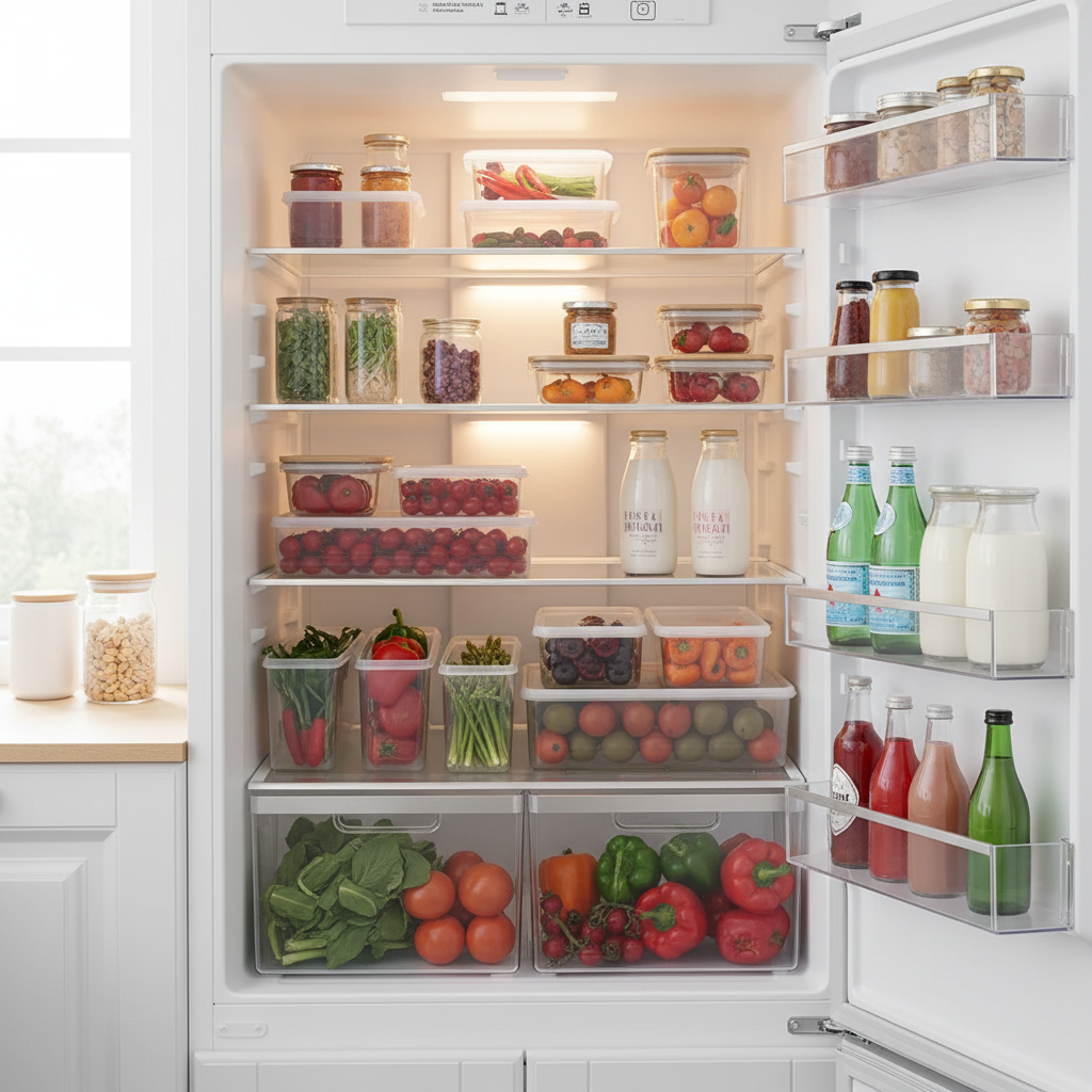 Refrigerador organizado