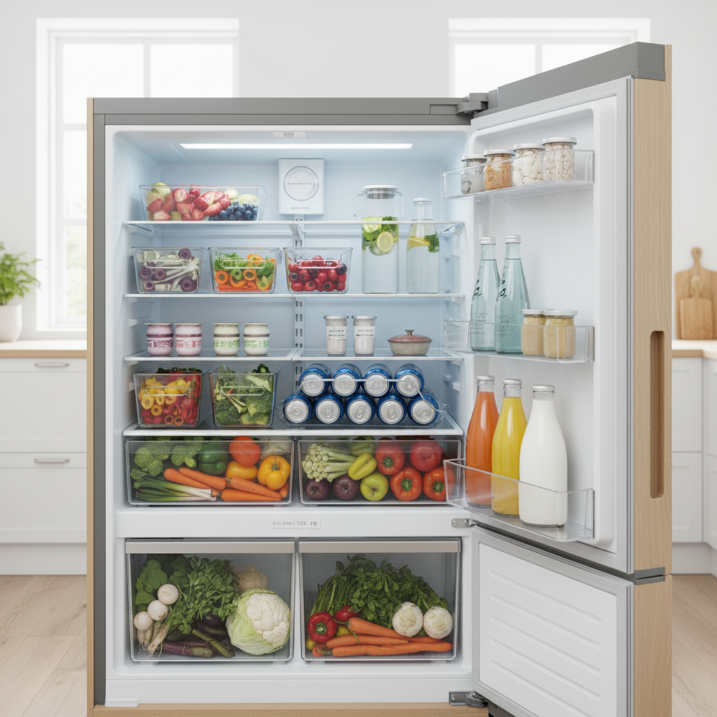 Refrigerador organizado